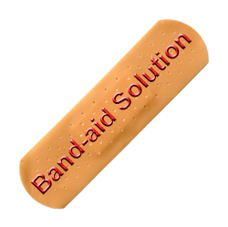 Image result for band-aid solution